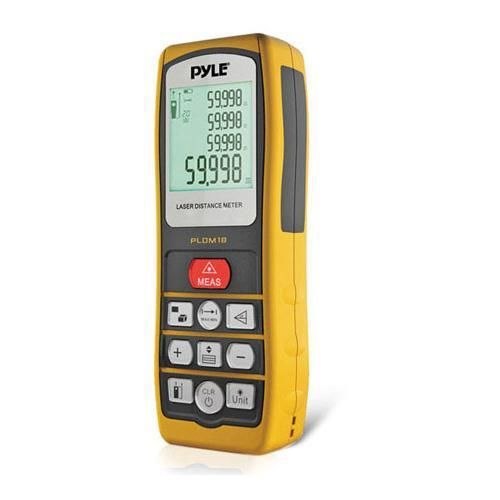 Pyle handheld laser distance meter #pldm18 for sale