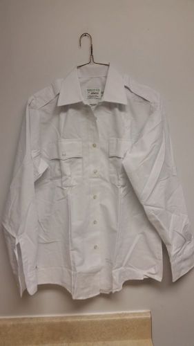 Elbeco white paragon plus uniform shirt long sleeve  size 14 1/2  34 * free ship for sale