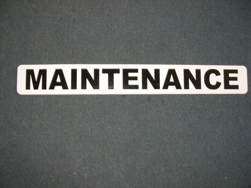 MAINTENANCE Magnetic Vehicle Signs 4 Apartment Building Car lawn or Golf Course