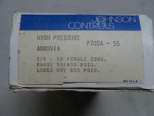 (l27-1) 1 new johnson control p70da-55 pressure control for sale