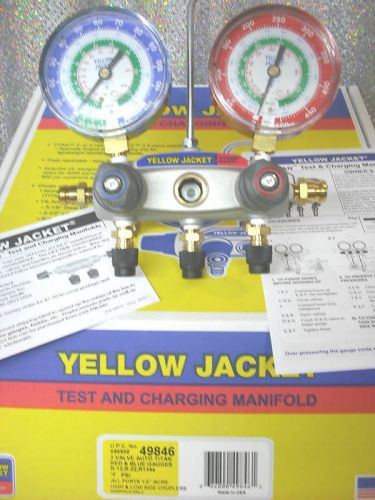 Yellow Jacket, TITAN, R12,R22 &amp; R134a 2-Valve 49846