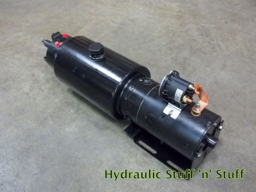 M-652 monarch hydraulics double acting power unit w/ 6x9 steel tank for sale
