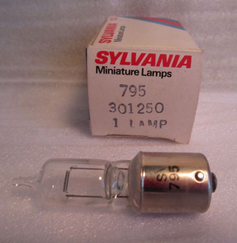 Sylvania 795 301250 12V 50W Halogen Bayonet Base Miniature Light Bulb Lamp