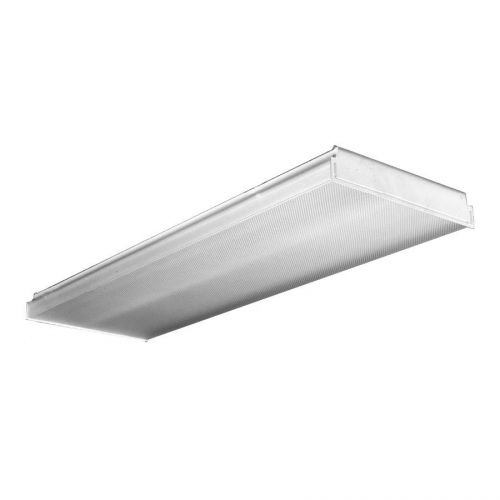 4&#039; 2 lamp t8 wraparound fixture w/acrylic lens commercial grade for sale