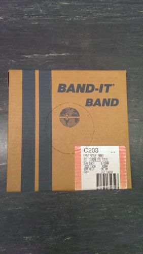 Band-it c203 3/8&#034; wide stainless steel banding - bandit   free shipping for sale