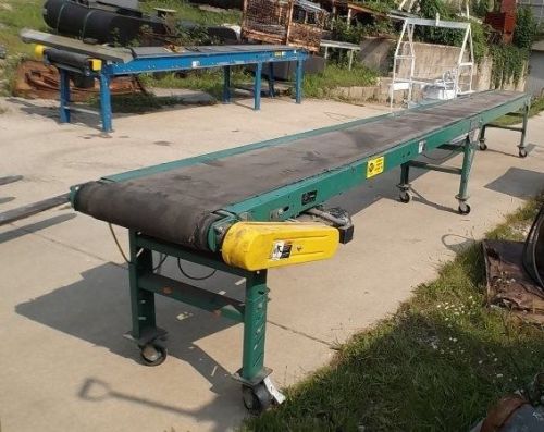 Automated conveyor system power belt conveyor (28598) for sale