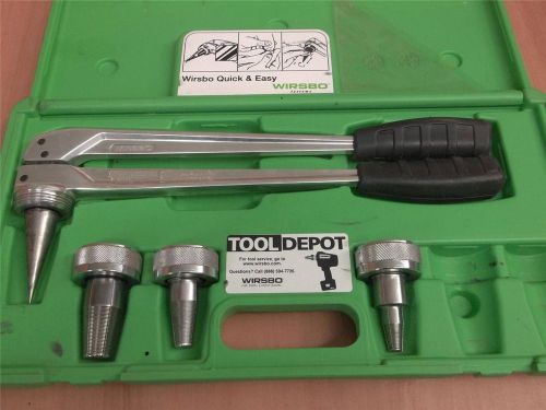 [A2] 1- Wirsbo Aquapex Uponor Propex Hand Expander Tool 1/2&#034; 3/4&#034; &amp; 1&#034; Heads