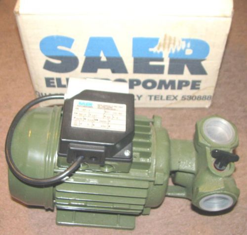 Saer - Model KF-1 230V/400V Water Systems Pump - NEW