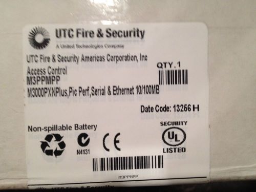 UTC Fire And Security M3000 PXN Plus Picture Perfect M3PPMPP CPU System NEW