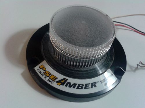 Code 3 / PSE Amber 2004AH LED Warning Beacon 12-48V?