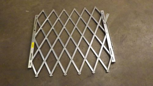 Heavy duty 4 foot galvanized folding security gate 48&#034; w x 37&#034; h for sale