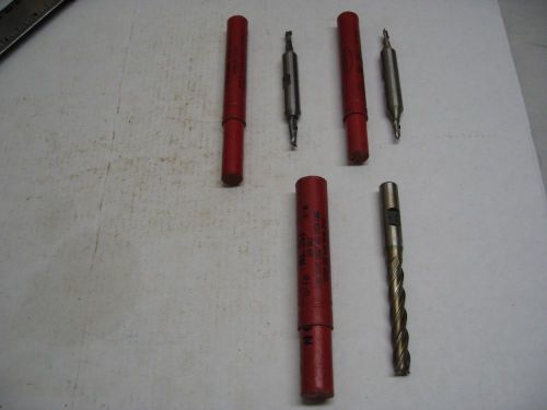 3 cleveland end mill cutters 5/16 inch 4 flute long 5/32 2 flute &amp; 3/16 2 flut for sale