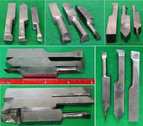3 cobalt alloy boring bar lathe bits 1/2&#034; machinist gunsmith tool lot south bend for sale