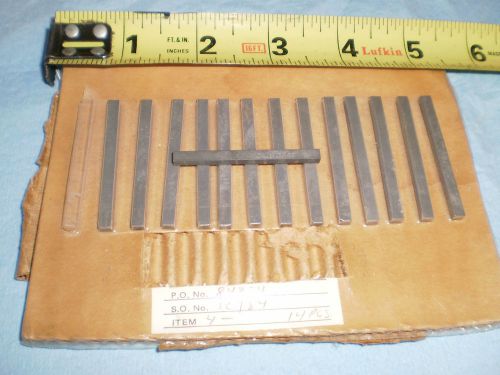14 Solid Carbide Rectangular Strips Tool Bits Blanks .110&#034; x .140&#034; x 1.805&#034; NEW