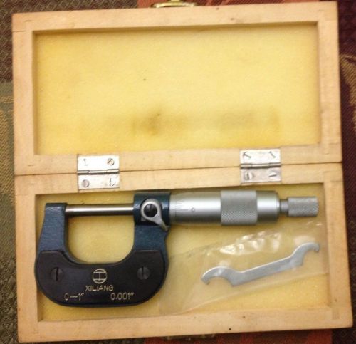 Central forge 0-1&#034; micrometer model no. 724 in box for sale