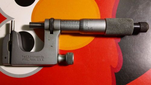 Starrett outside/ inside tube micrometer avil 0-1&#039;&#039; for sale