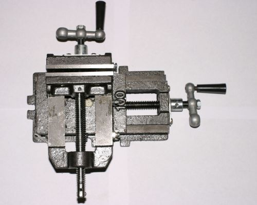4 inch / 100 mm cast iron cross slide vise by white dog &amp; aj wholesale dist. ex+ for sale