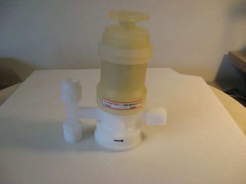 Furon uprm-688-60-m teflon pressure regulator valve w/tee, 1/2&#034; flare grip for sale
