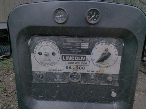 Sa 200 lincoln pipe liner welder for sale