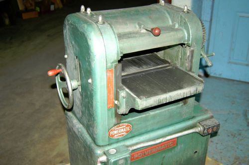 Powermatic planer model 100  12 inch woodworking for sale