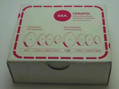 Edenta Exa Cerapol Polishing Wheels Pink #306  box of 100 Ceramic