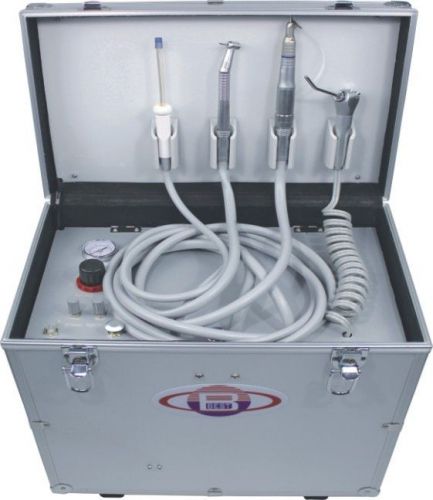 Portable dental unit bd-402 with air compressor suction system 3 way syringe ce for sale