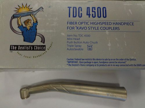 Sable Fiber Optic Highspeed Handpiece TDC 4500