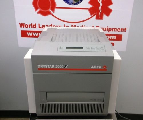 AGFA DRYSTAR 2000 X-RAY FILM PROCESSOR WITH AGFA LINX PASSPORT