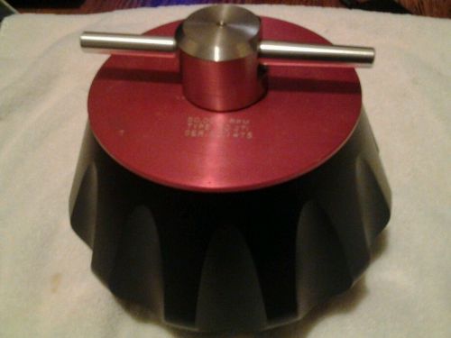 Beckman rotor 50,000 rpm 50.2 ti centrifuge rotor. solid titanium.ser. no.1475 for sale