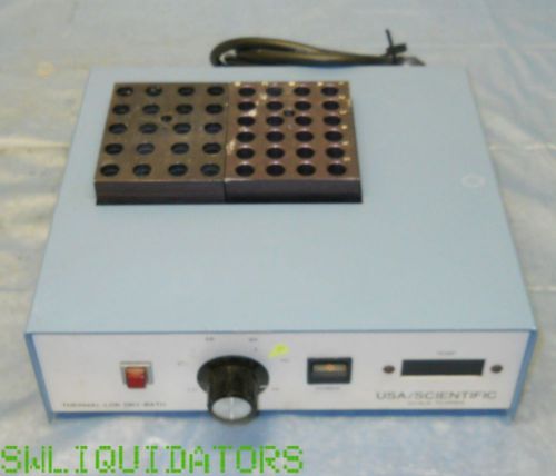 This is a good working usa scientific thermal lok dry bath for sale