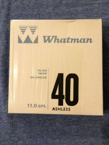 Whatman Filter Paper - 40 ashless - 11.0 cm