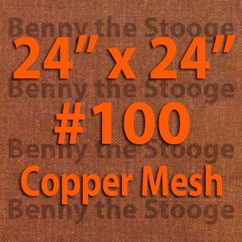  100% Copper 100 Mesh/150 Micron Kief / Pollen / Dry Sift Screen  24&#034;x24&#034;  