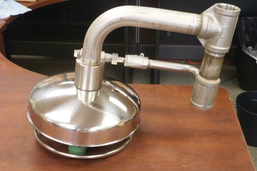 Haws drinking faucet co. 8330 unused steel combo eye/face wash &amp; drench shower for sale