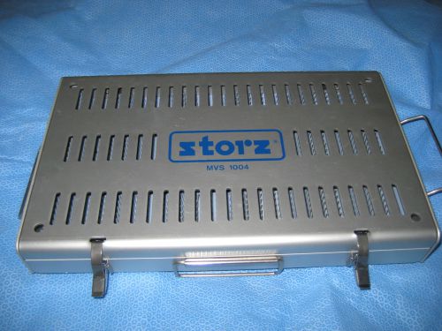 Storz mvs 1004 sterilization case with autoclave silicone mat for sale