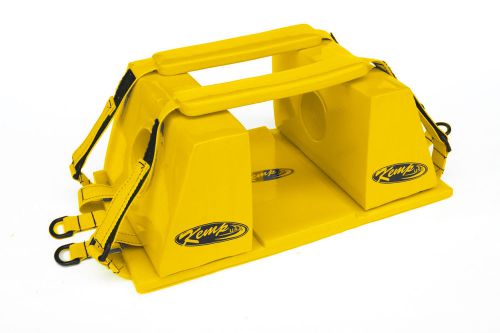 Yellow head immobilizer combo for spineboards waterproof base plate 2 straps for sale