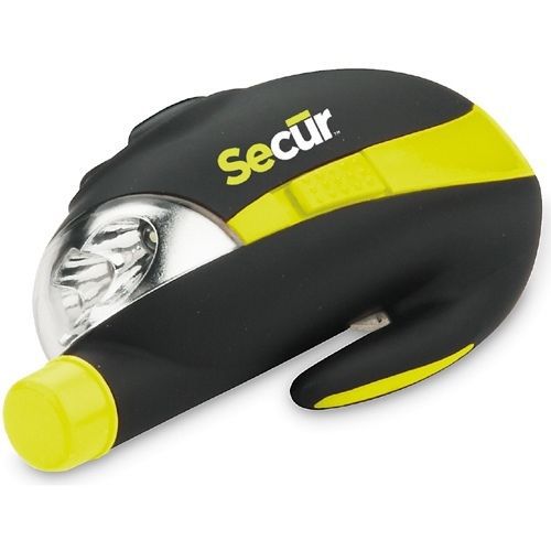 Secur Mini AUTO Emergency Tool Rescue Seat Belt Cutter Glass Break &amp; Flashlight