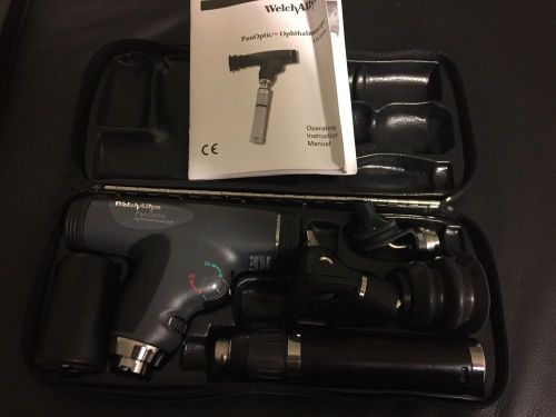 WELCH ALLYN #97210-PS PANOPTIC OPHTHALMOSCOPE DIAGNOSTIC SET-- &#034;SMART HANDLE&#034;