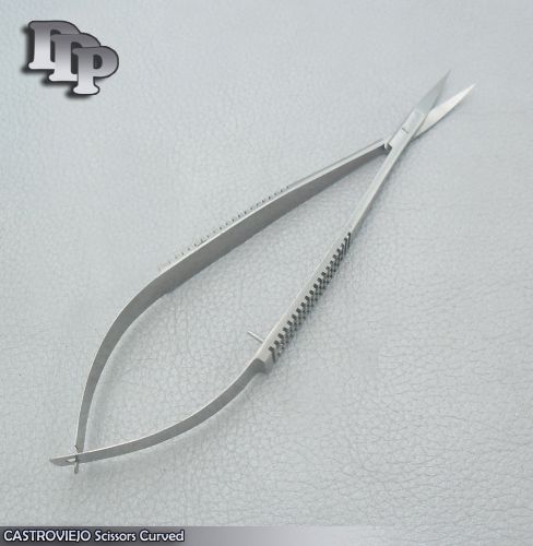 CASTROVIEJO Scissors Ophthalmic Surgical Instruments Curved 4.5