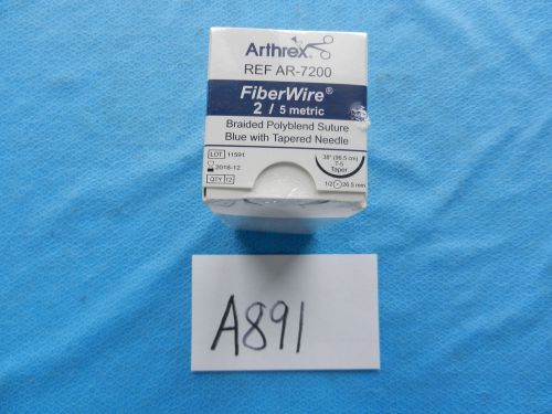 Arthrex Arthroscopic Arthroscopy FiberWire  AR-7200 EXP DATES 2018-12  Box of 12