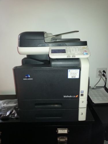 Konica Minolta Bizhub C35 Color Copier Printer Scanner Fax Network and USB