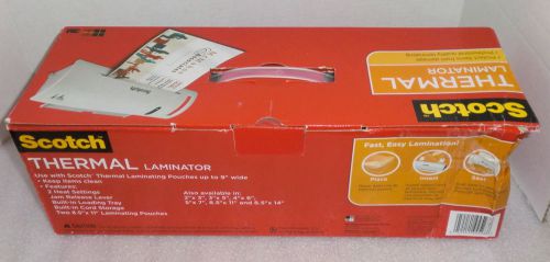 NIB Scotch Thermal laminator Plus NIP 50 8.9 x 11.4  laminating Packages
