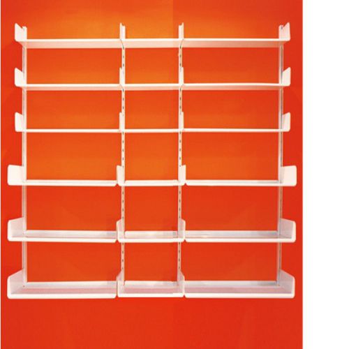 Libreria K1 KRIPTONITE in Alluminio, Bianco o Nero - Bookcase / Regal fur Bucher