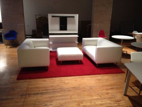 Haworth q_bic Lounge Set White Free Shipping!