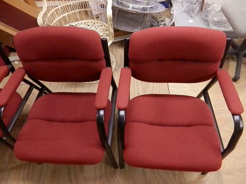 WAITING ROOM CHAIRS 17 INCH TALL CHRISTMAS DEEP RED COLOR