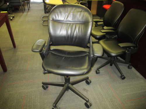 Steelcase Leap Chair Black Leather