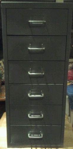 6 drawer metal filing cabinets - Grey,  Wall mountable?