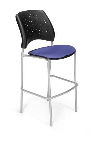 OFM Stars and Moon Cafe Height Chair Chrome Colonial Blue