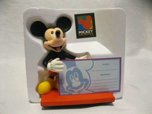 Mickey Mouse Disney Business Card Holder New In Original Box desk collection