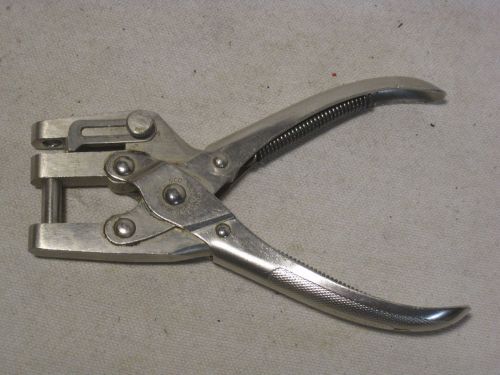 SARGENT &amp; CO. hole punch tool work hand tool USA   Bernard puncher adjustable
