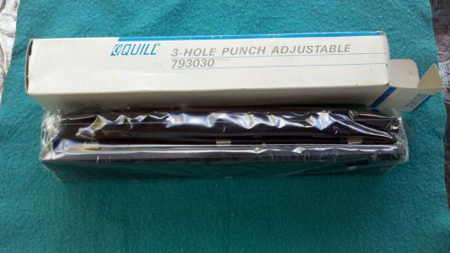 New Adjustable 3-Hole Punch adjustable in black